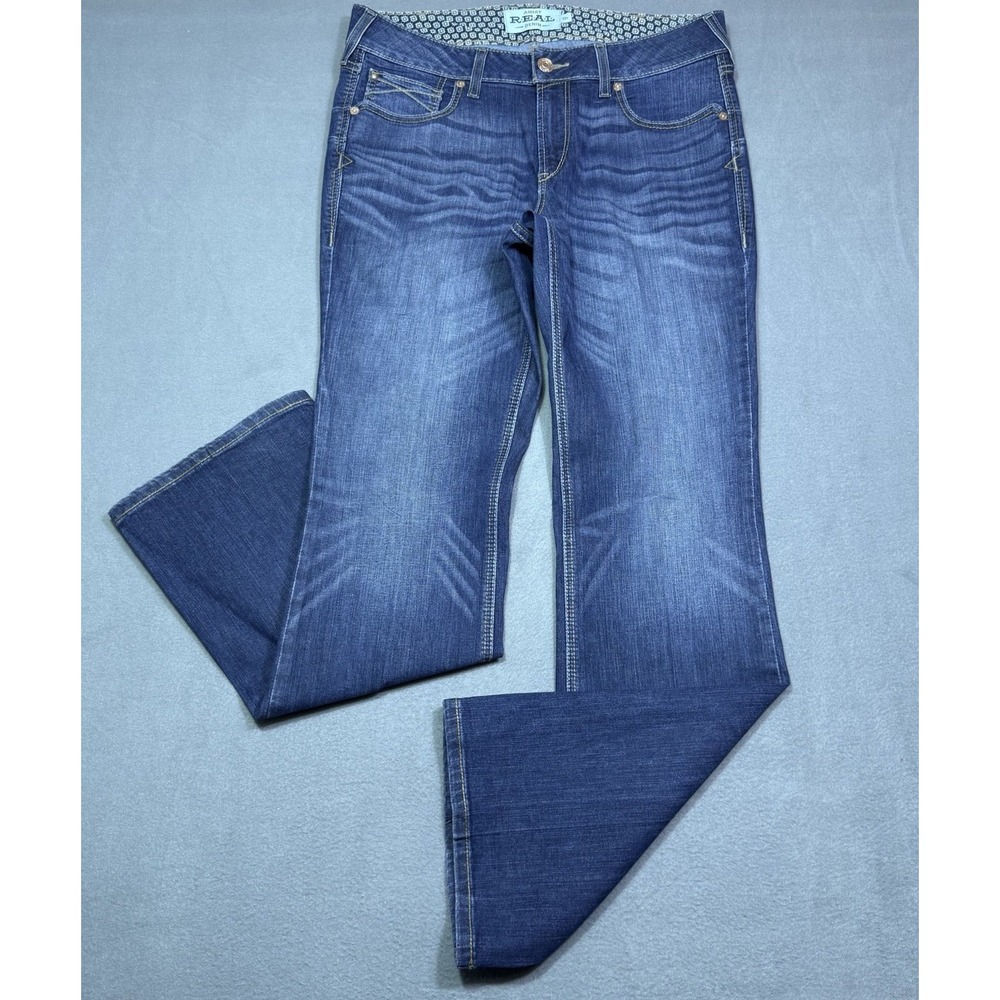 Ariat Jeans Womens 32R (34x34) Perfect Rise Bootcut Lita REAL Rosa Rodeo Ranch